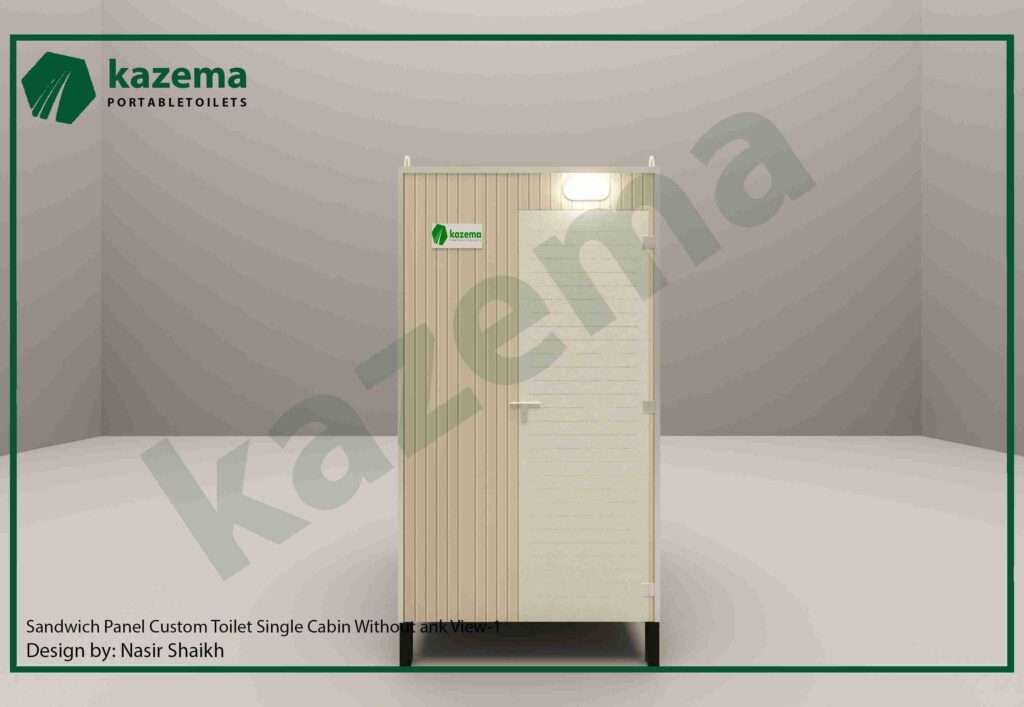 Single Cabin Sandwich Panel Western Without Tank Portable Toilet