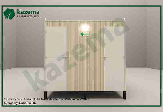 Twin Cabin Sandwich Panel Western Without Tank Portable Toilet