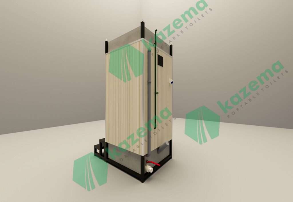 Single Cabin Sandwich Panel Western Both tank back View