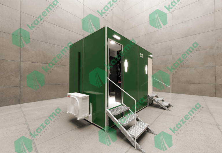 Four Cabin Luxury Portable Toilets