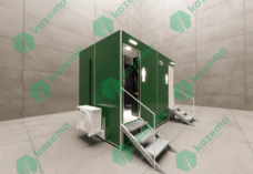 Luxury Portable Toilet with A.C.
