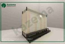 Four Cabin Sandwich Panel – Western Style – Both Tank Portable Toilet