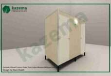 Twin Cabin Sandwich Panel Western Without Tank Portable Toilet