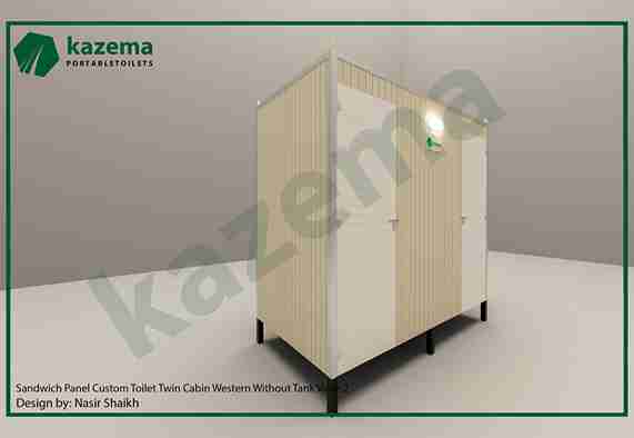 Twin Cabin Sandwich Panel Western Without Tank Portable Toilet