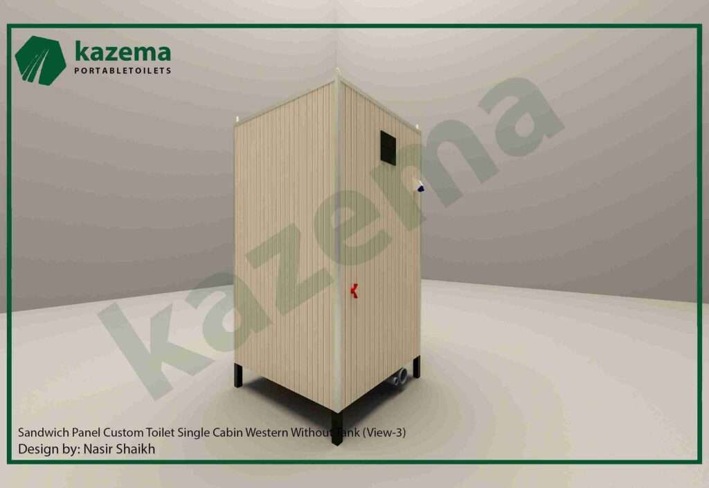 Single Cabin Sandwich Panel Western Without Tank Portable Toilet