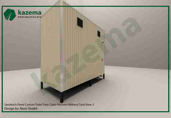 Twin Cabin Sandwich Panel Western Without Tank Portable Toilet