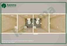 Western Type Both Tank Portable Toilets