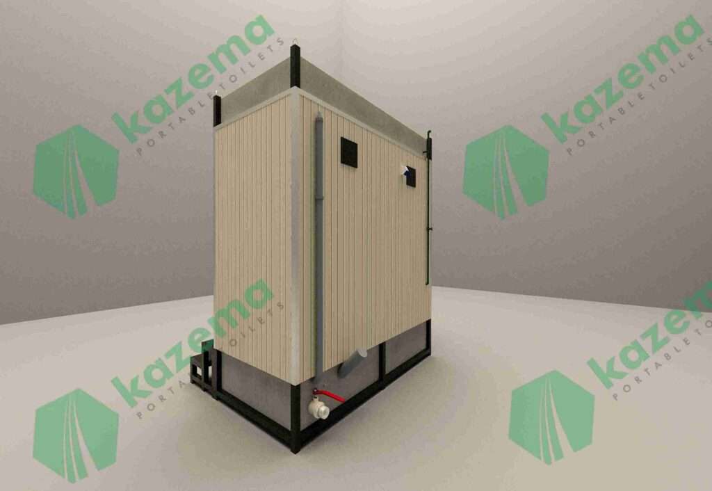 Twin Cabin Sandwich Panel Western Both Tank Portable Toilet