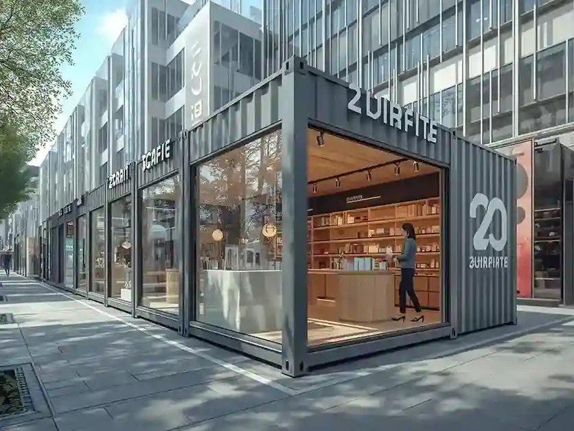 Shipping Container to Modular Container Shops