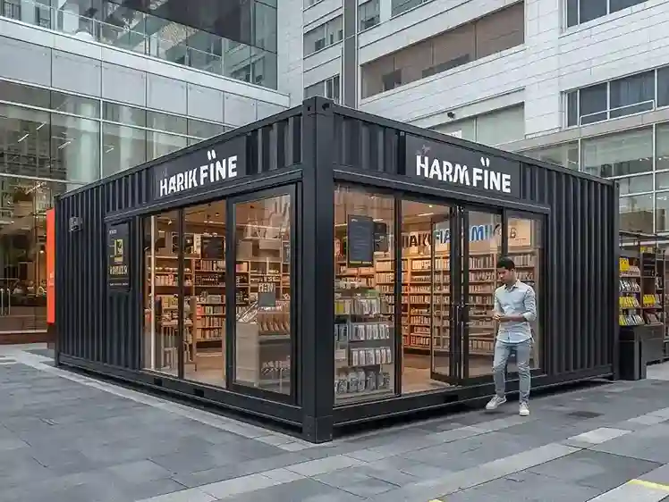 Shipping Container to Modular Container Shops