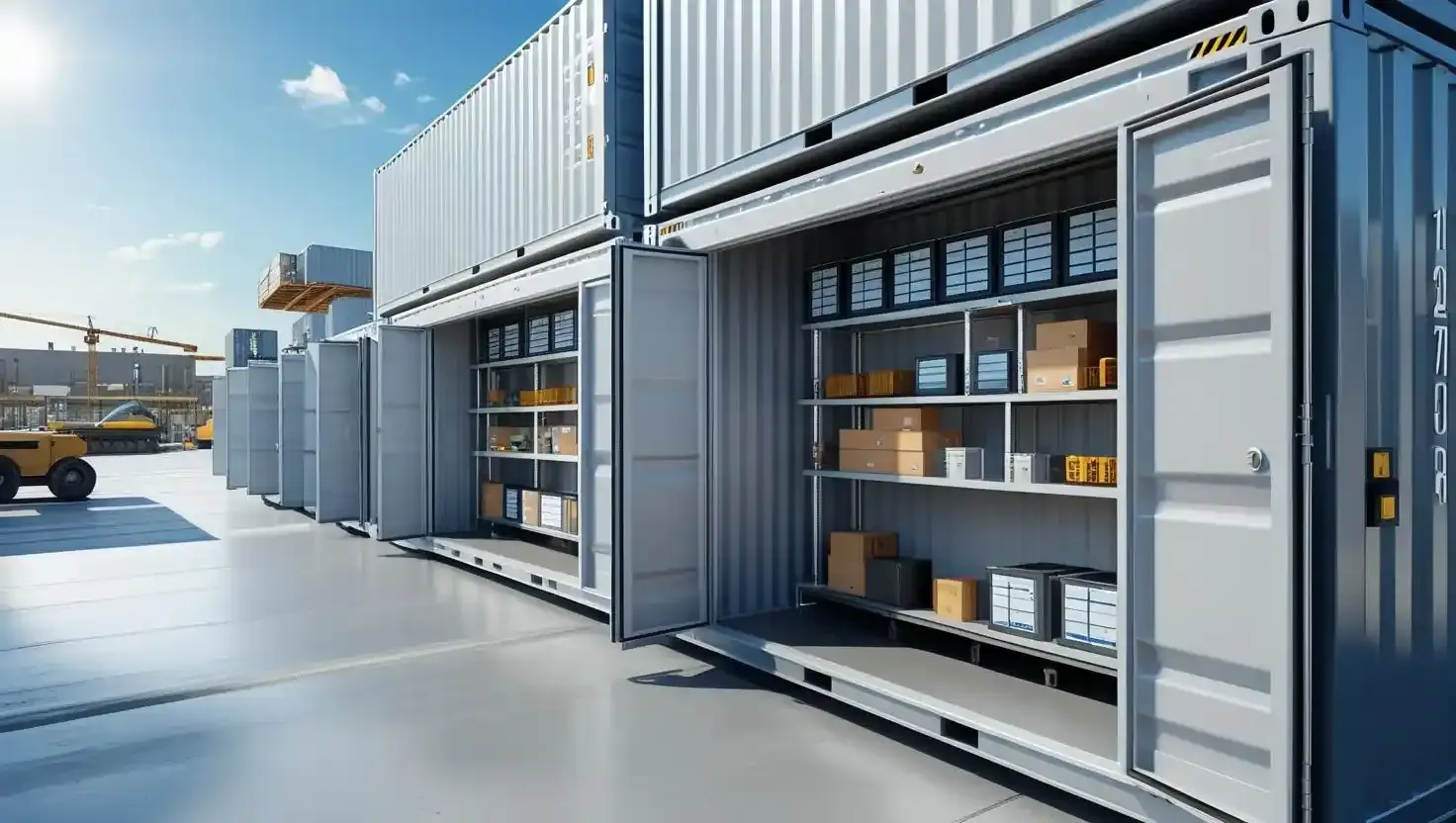 Container Storage Units | Kazema Portable Toilets