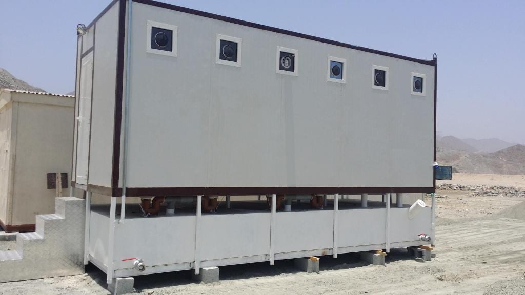 Prefab Toilets Dubai Kazema Portable Toilets Dubai, UAE Kazema