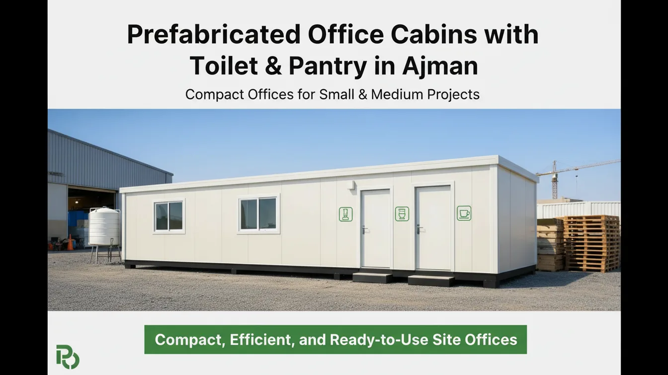 Prefabricated Office Cabins with Toilet & Pantry in Ajman