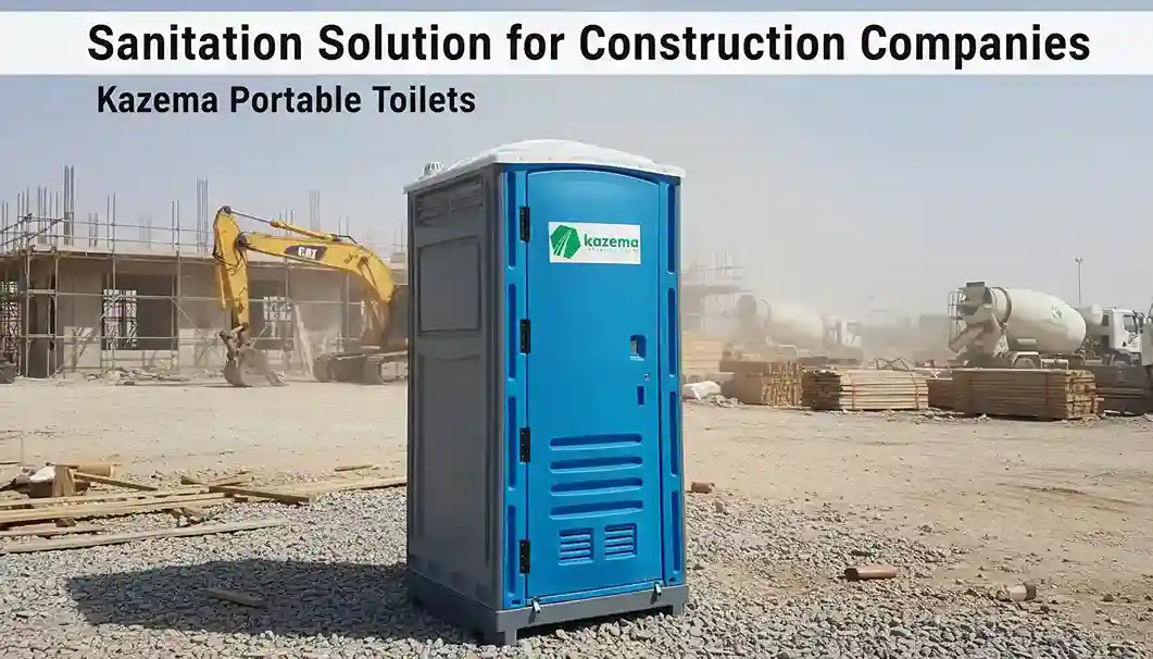 Sanitation Solution for Construction Companies | Kazema Portable Toilets