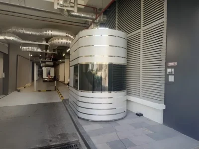 Modular/Curved Security Cabins