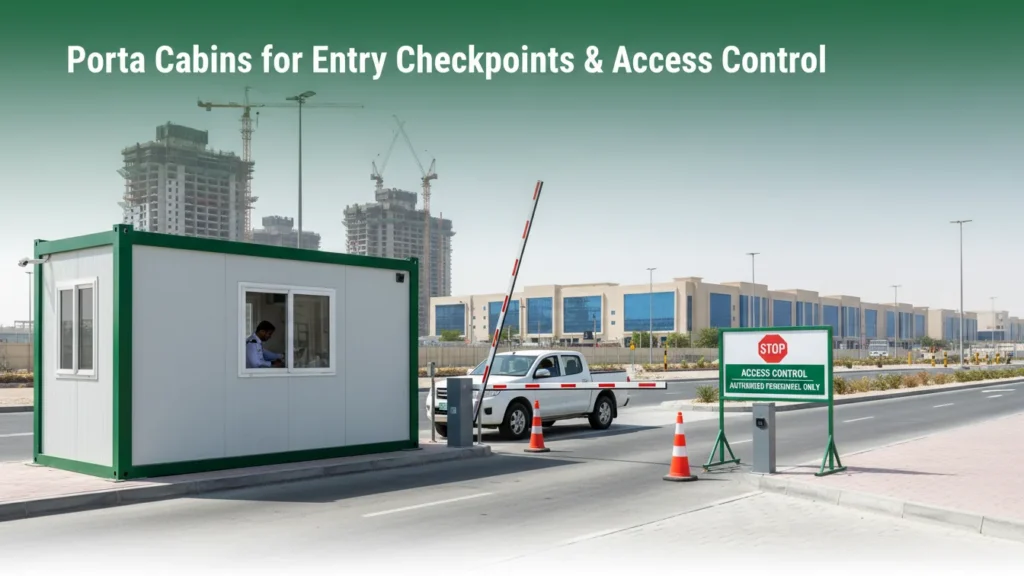 Porta Cabins for Entry Checkpoints & Access Control in Dubai & UAE