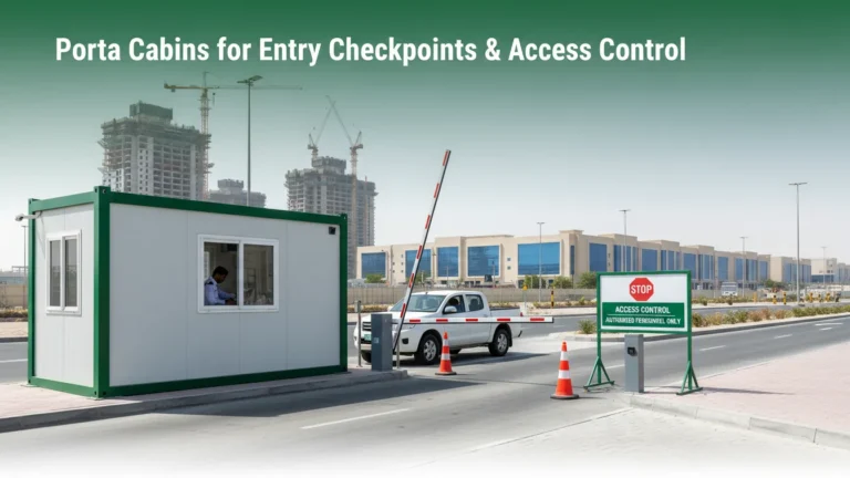 Porta Cabins for Entry Checkpoints & Access Control in Dubai & UAE